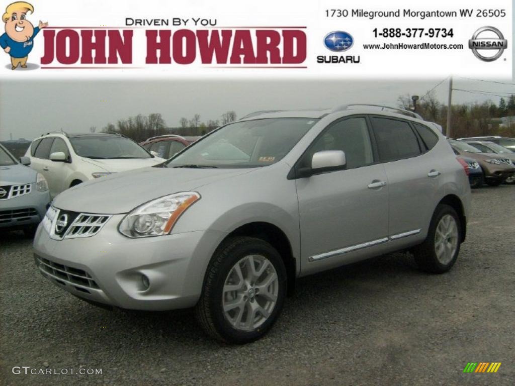 2011 Rogue SL AWD - Silver Ice Metallic / Black photo #1