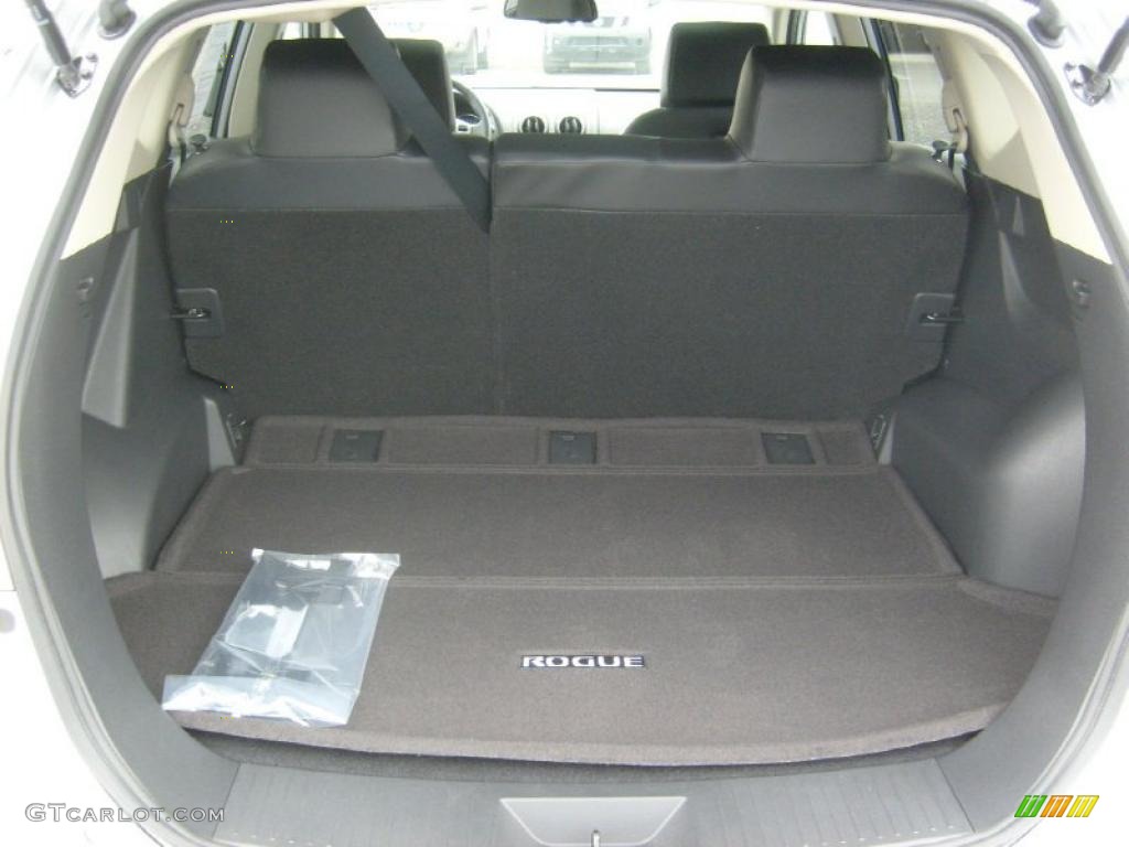 2011 Rogue SL AWD - Silver Ice Metallic / Black photo #16