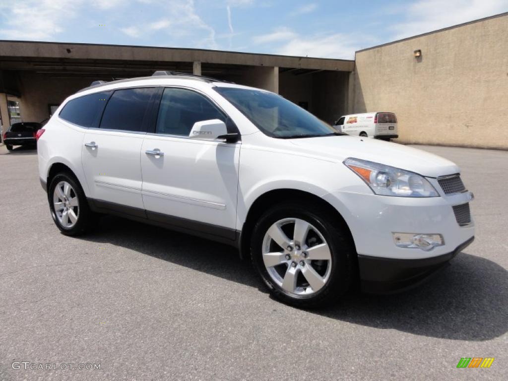 Summit White 2009 Chevrolet Traverse LTZ AWD Exterior Photo #48170837
