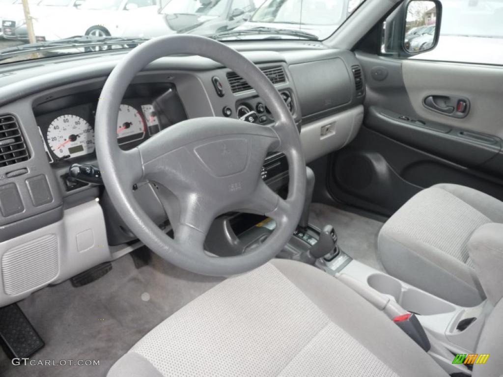 Gray Interior 2002 Mitsubishi Montero Sport ES 4x4 Photo #48171206