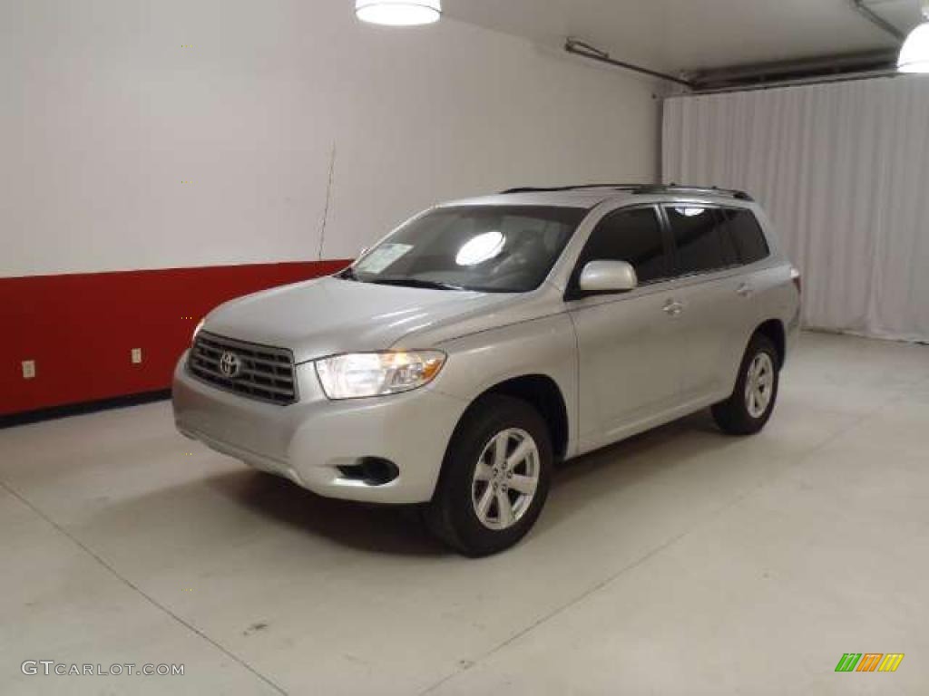 2008 Highlander  - Classic Silver Metallic / Ash Gray photo #8