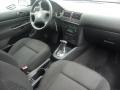 Black 2004 Volkswagen Golf GL 2 Door Interior Color