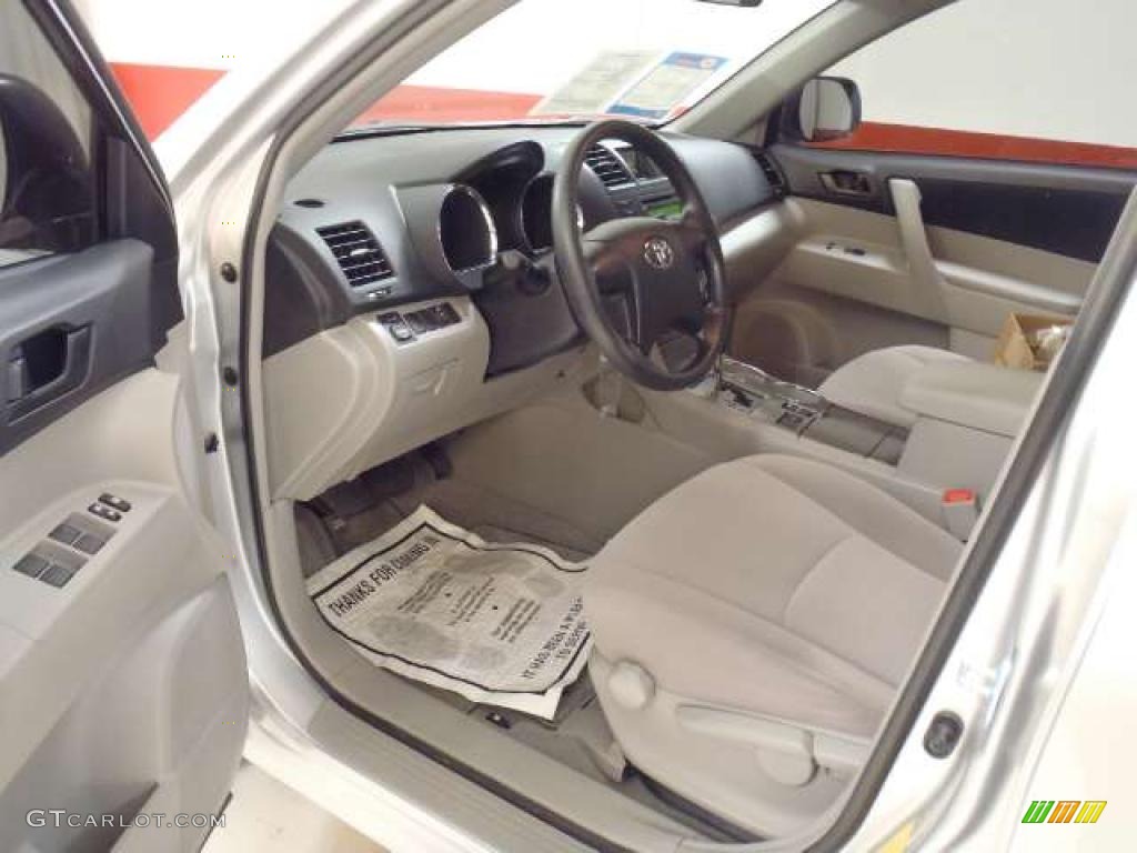 2008 Highlander  - Classic Silver Metallic / Ash Gray photo #13