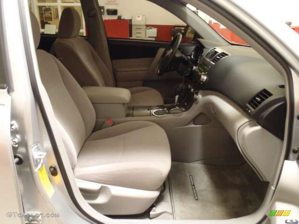 2008 Highlander  - Classic Silver Metallic / Ash Gray photo #22