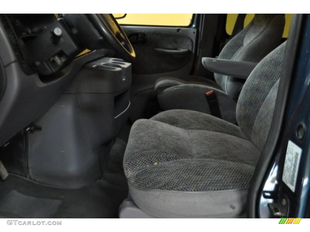 1999 Ram Van 3500 Passenger - Dark Spruce Metallic / Mist Gray photo #11