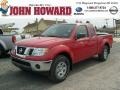 2010 Red Alert Nissan Frontier SE V6 King Cab 4x4  photo #1