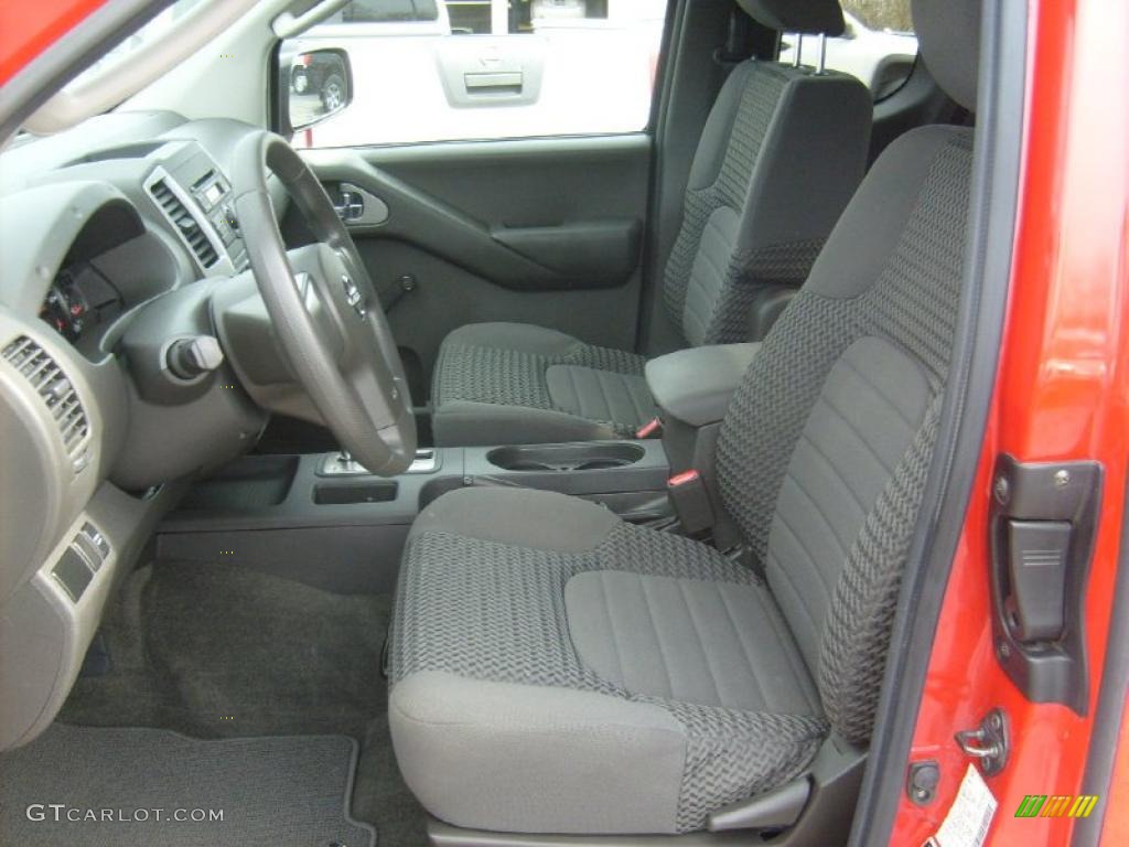 Graphite Interior 2010 Nissan Frontier SE V6 King Cab 4x4 Photo #48175436