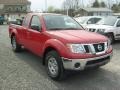 2010 Red Alert Nissan Frontier SE V6 King Cab 4x4  photo #9