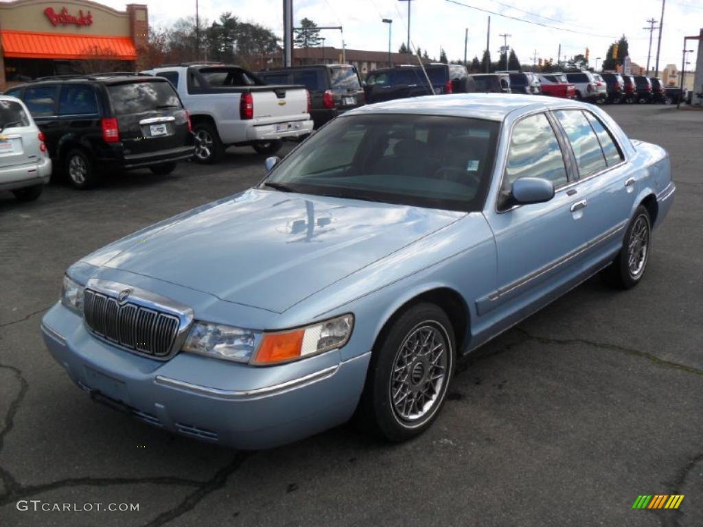 2001 Grand Marquis GS - Light Blue Metallic / Deep Slate Blue photo #1