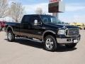 Black 2006 Ford F350 Super Duty Lariat FX4 Crew Cab 4x4