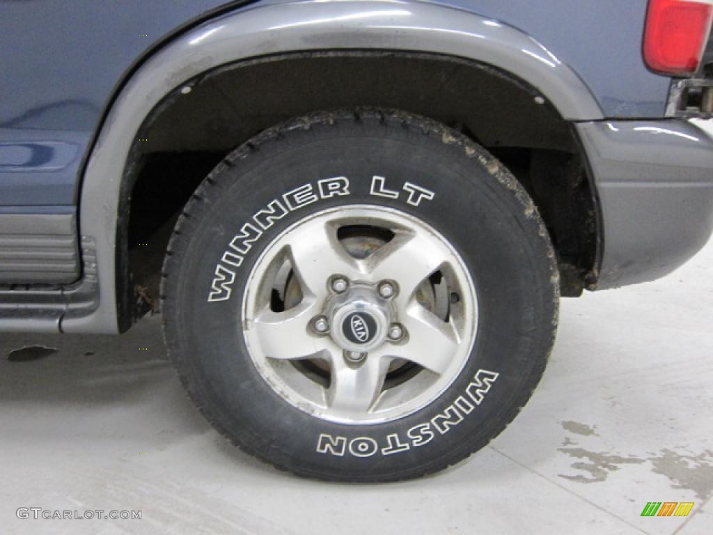 2002 Sportage 4x4 - Slate Blue / Gray photo #8