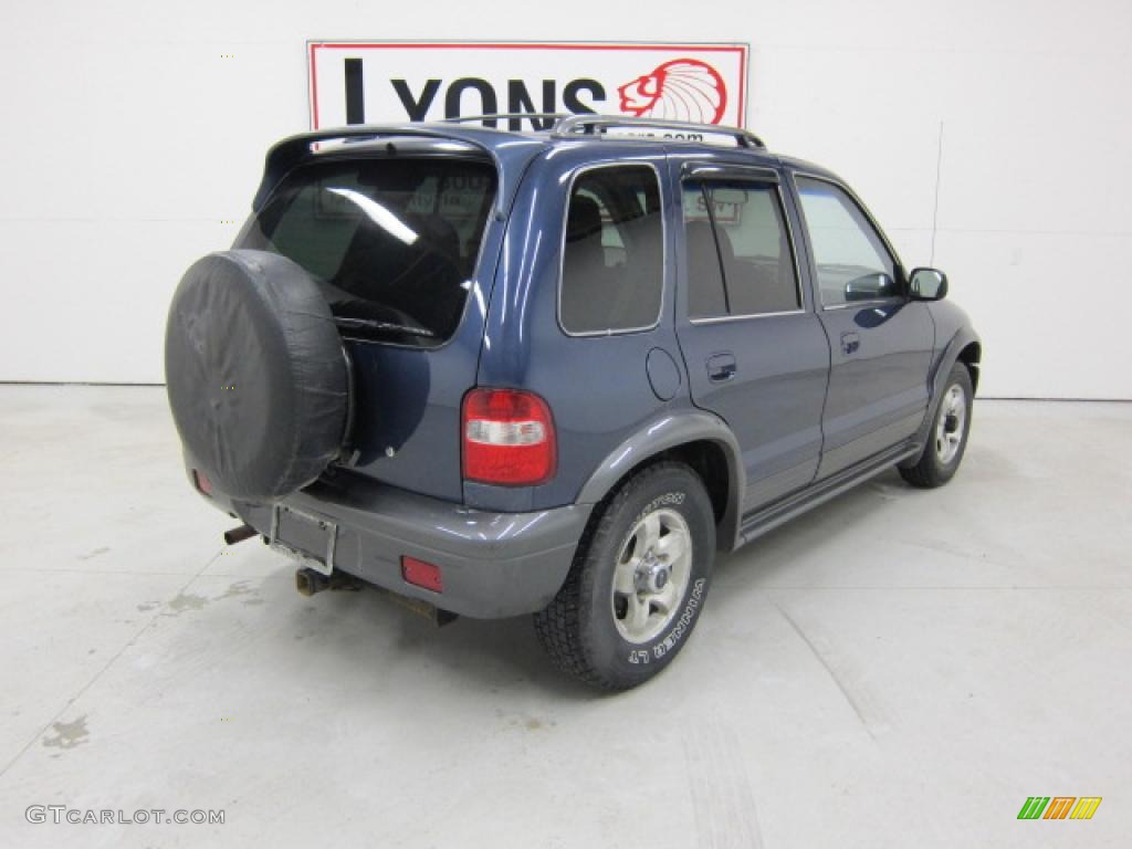 2002 Sportage 4x4 - Slate Blue / Gray photo #14