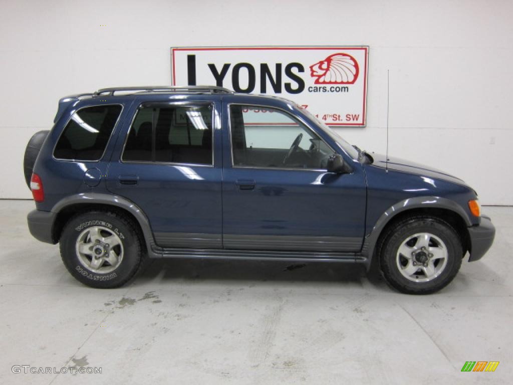 2002 Sportage 4x4 - Slate Blue / Gray photo #15