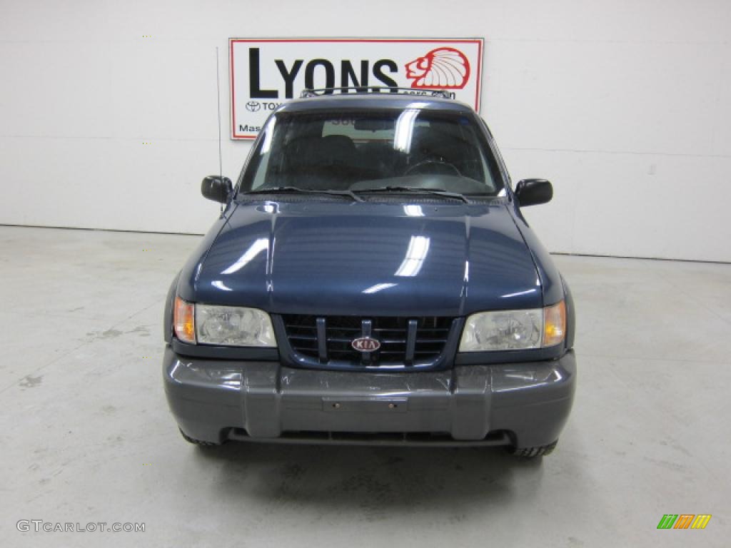 2002 Sportage 4x4 - Slate Blue / Gray photo #17