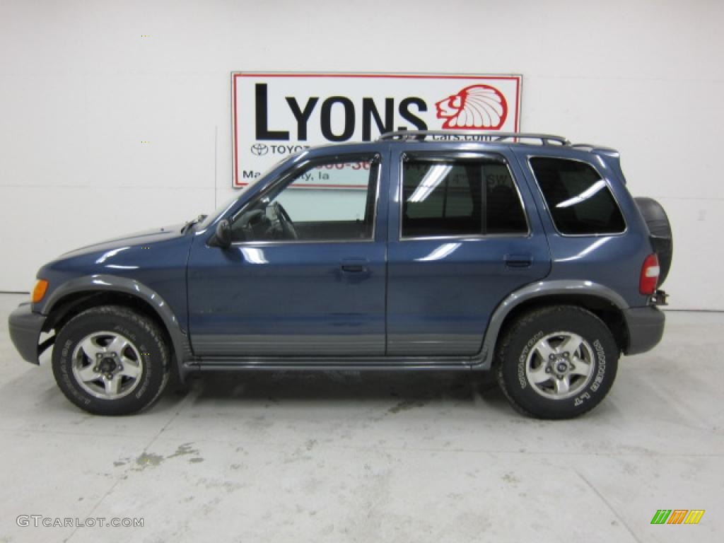 2002 Sportage 4x4 - Slate Blue / Gray photo #18