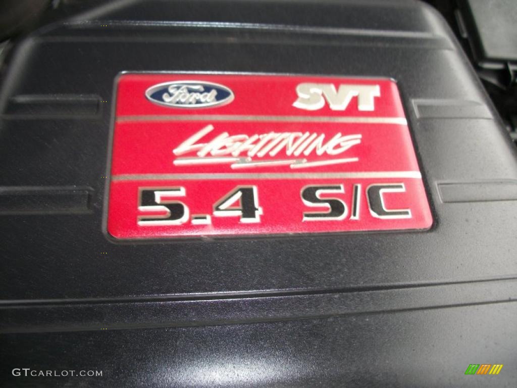 2003 F150 SVT Lightning - Sonic Blue Metallic / Black/Silver photo #16