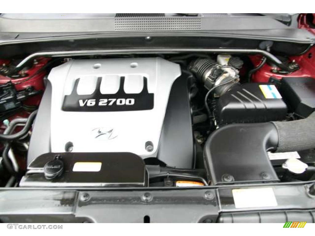 2007 Hyundai Tucson SE 2.7 Liter DOHC 24-Valve VVT V6 Engine Photo #48178940