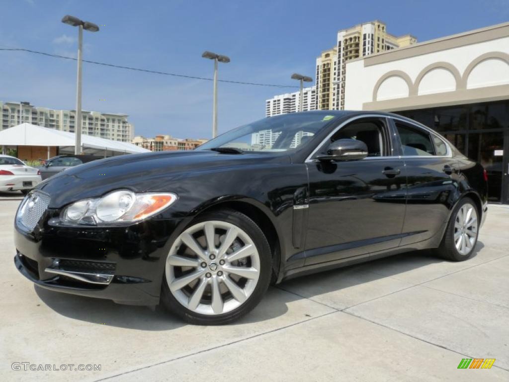 Ebony Black 2011 Jaguar XF Premium Sport Sedan Exterior Photo #48179516