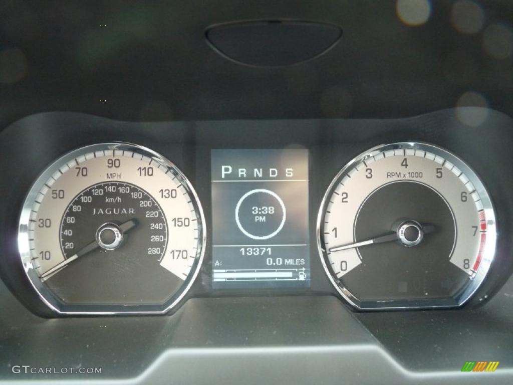 2011 Jaguar XF Premium Sport Sedan Gauges Photo #48179987