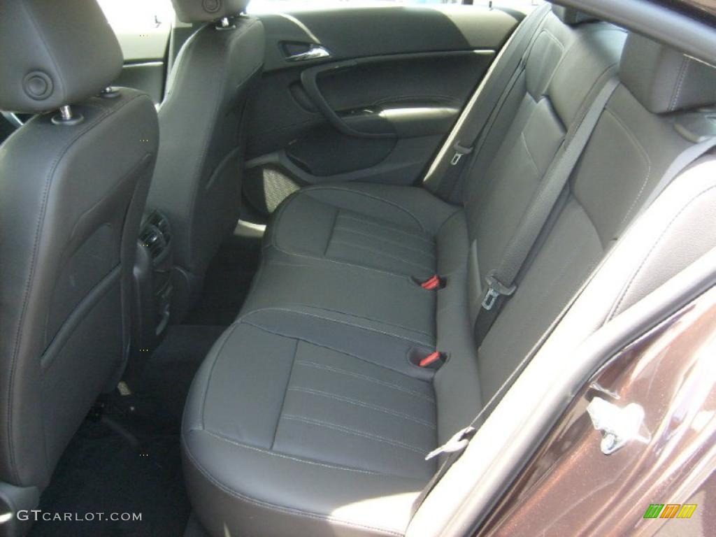 Ebony Interior 2011 Buick Regal CXL Photo #48182705