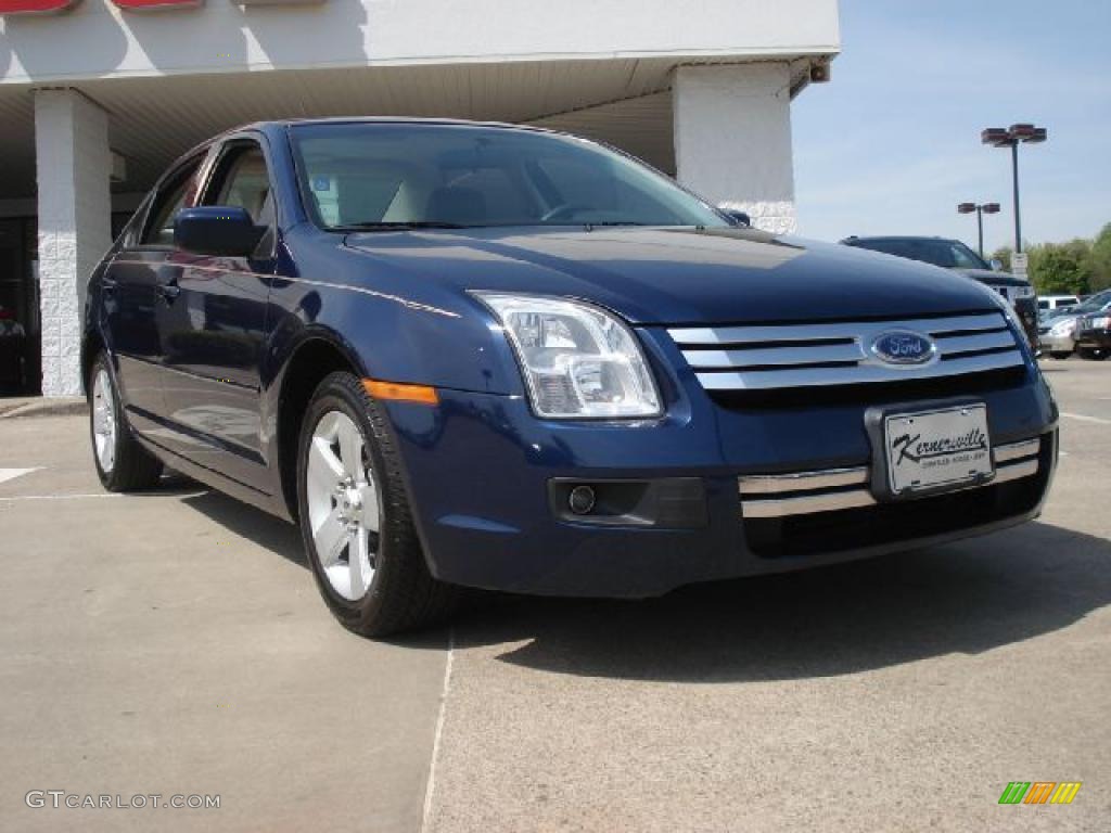 2007 Fusion SE - Dark Blue Pearl Metallic / Charcoal Black photo #1