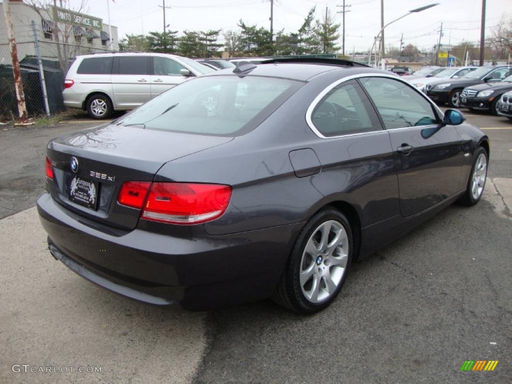 2008 3 Series 328xi Coupe - Sparkling Graphite Metallic / Black photo #4
