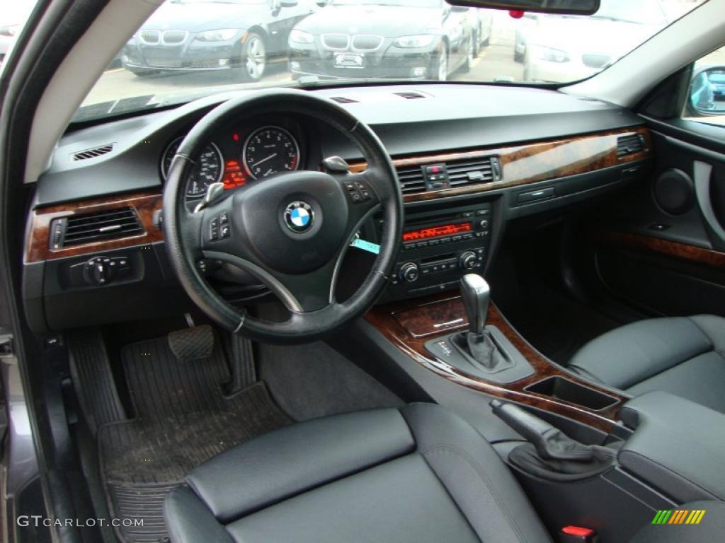 2008 3 Series 328xi Coupe - Sparkling Graphite Metallic / Black photo #5