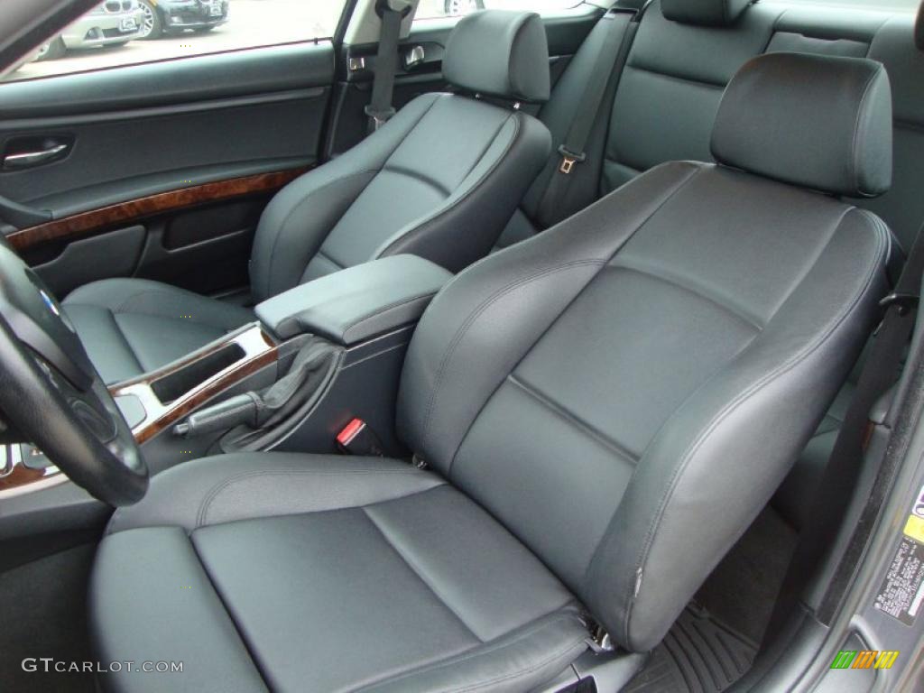 2008 3 Series 328xi Coupe - Sparkling Graphite Metallic / Black photo #8