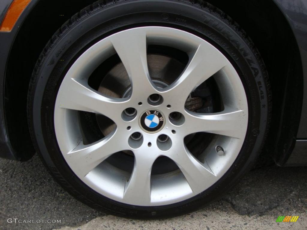 2008 3 Series 328xi Coupe - Sparkling Graphite Metallic / Black photo #15