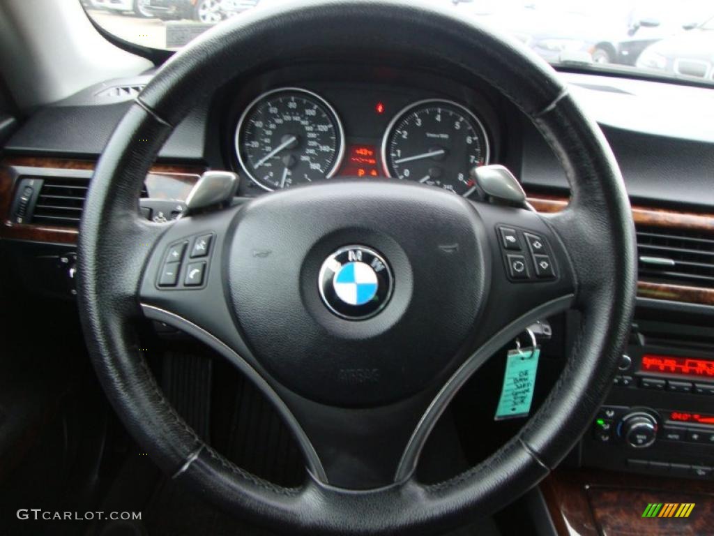 2008 3 Series 328xi Coupe - Sparkling Graphite Metallic / Black photo #16