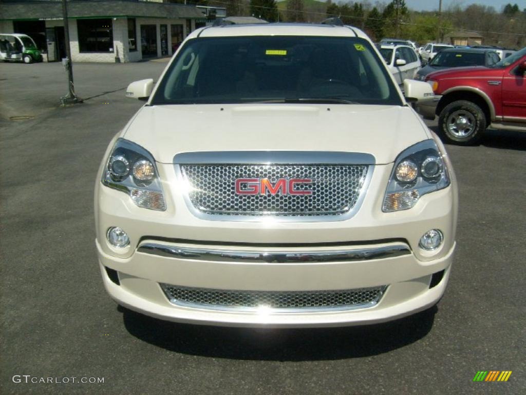 White Diamond Tintcoat 2011 GMC Acadia Denali AWD Exterior Photo #48183491