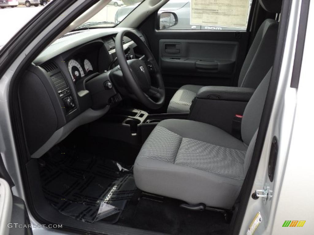 Dark Slate Gray/Medium Slate Gray Interior 2011 Dodge Dakota Big Horn Extended Cab 4x4 Photo #48185219
