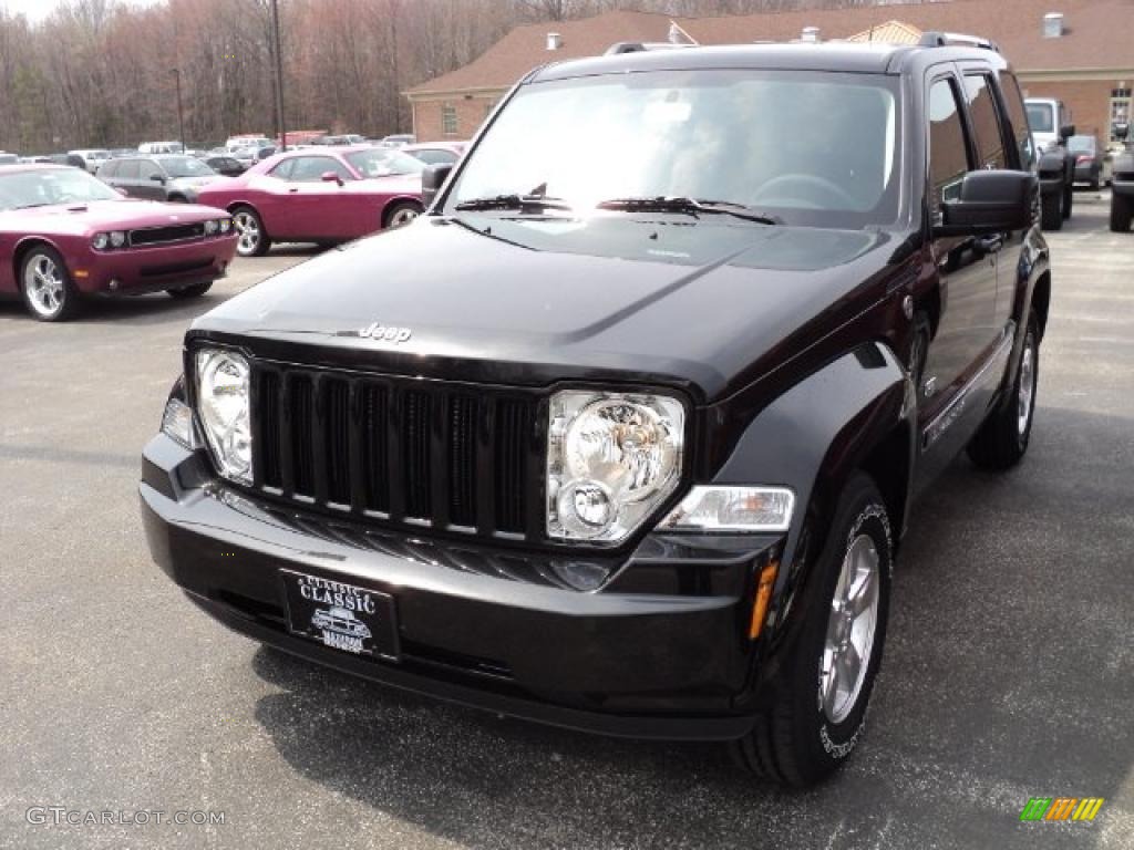 2011 Liberty Sport 70th Anniversary 4x4 - Brilliant Black Crystal Pearl / Dark Slate Gray photo #1