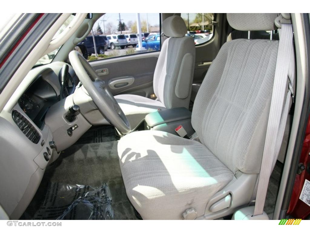 Gray Interior 2002 Toyota Tundra SR5 Access Cab 4x4 Photo #48186027