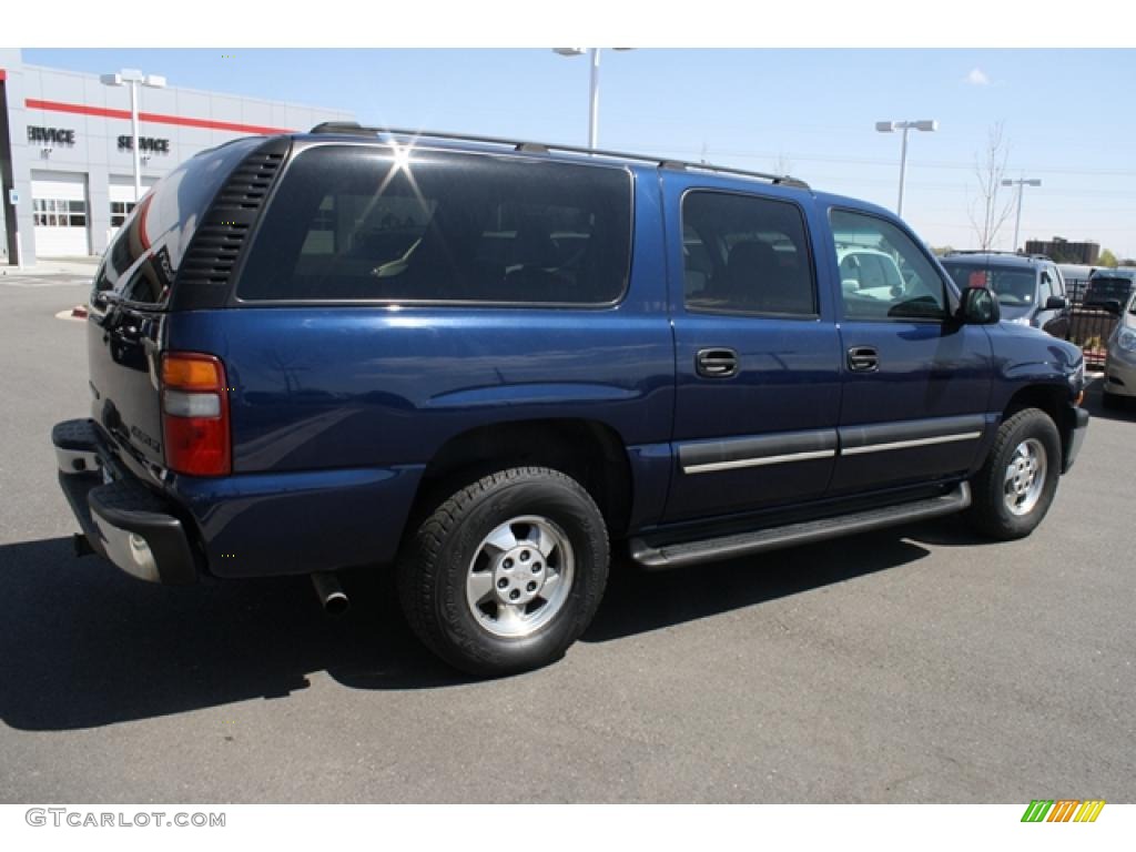 Indigo Blue Metallic 2003 Chevrolet Suburban 1500 4x4 Exterior Photo #48186444