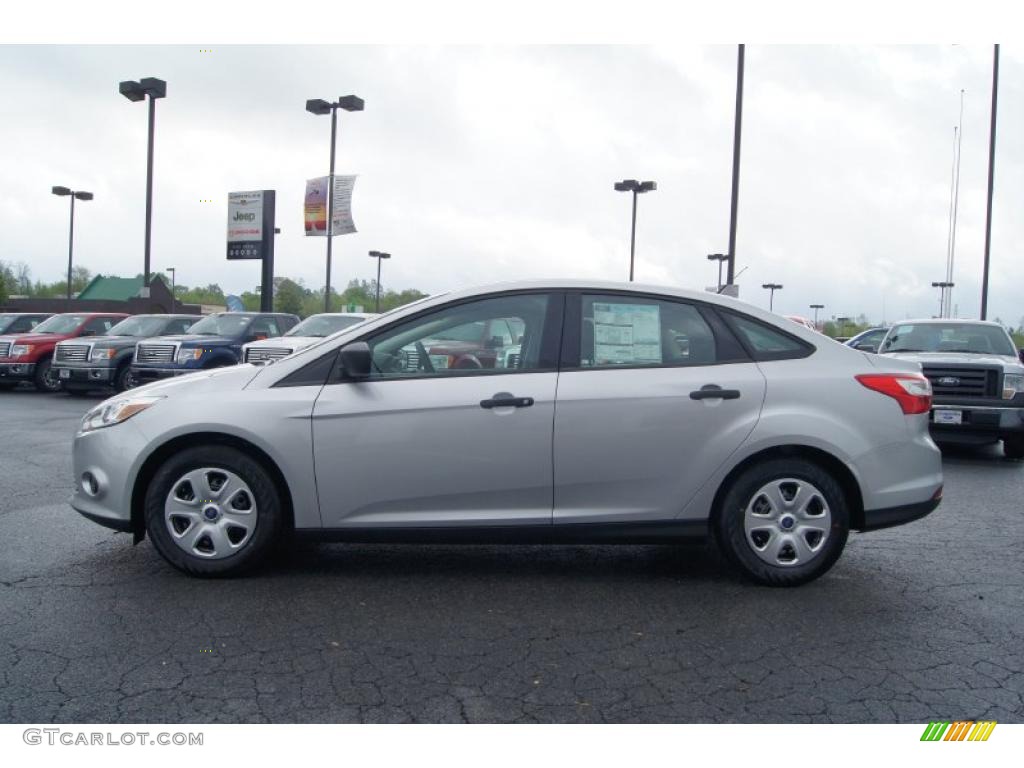 2012 Focus S Sedan - Ingot Silver Metallic / Charcoal Black photo #5