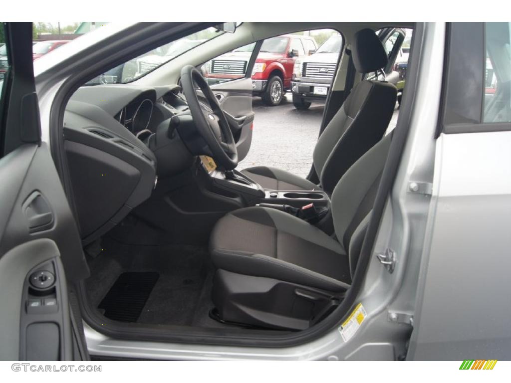 Charcoal Black Interior 2012 Ford Focus S Sedan Photo #48186954
