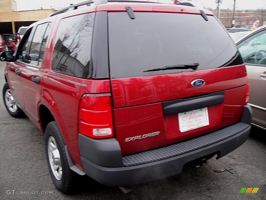 2004 Explorer XLS 4x4 - Redfire Metallic / Graphite photo #3