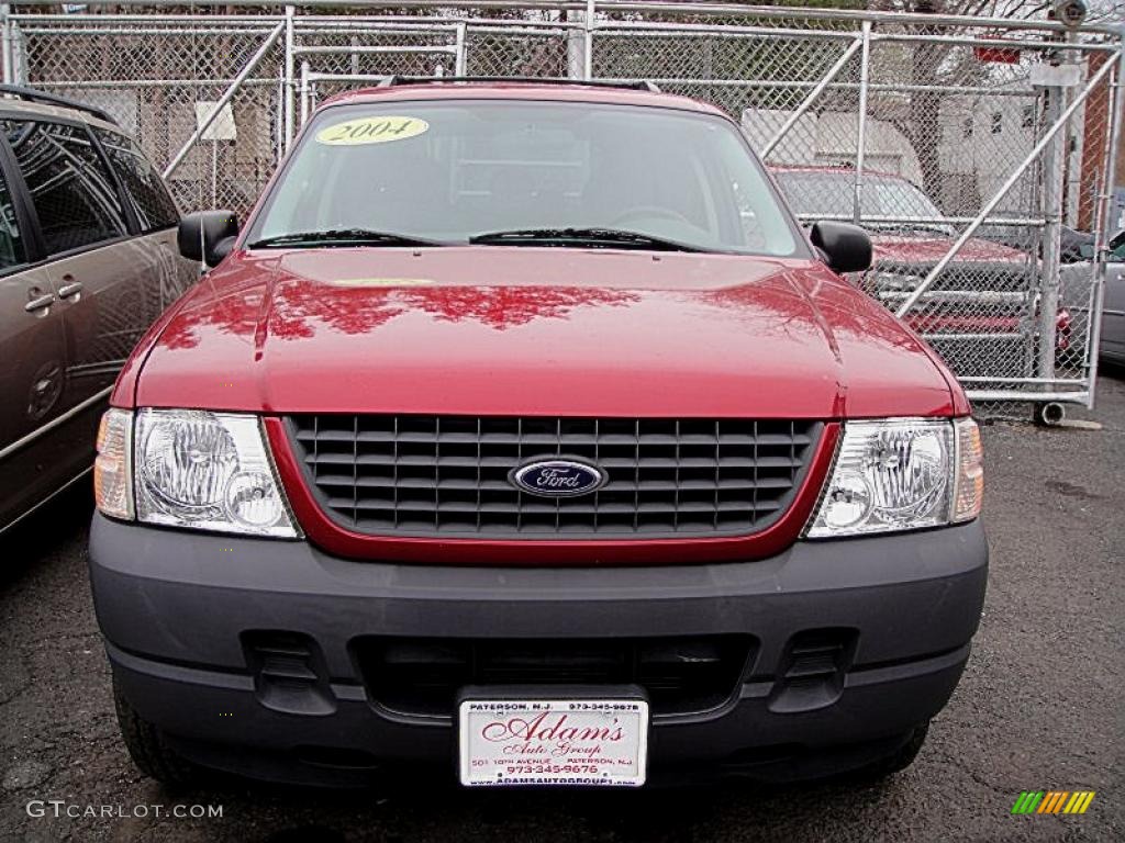 2004 Explorer XLS 4x4 - Redfire Metallic / Graphite photo #6