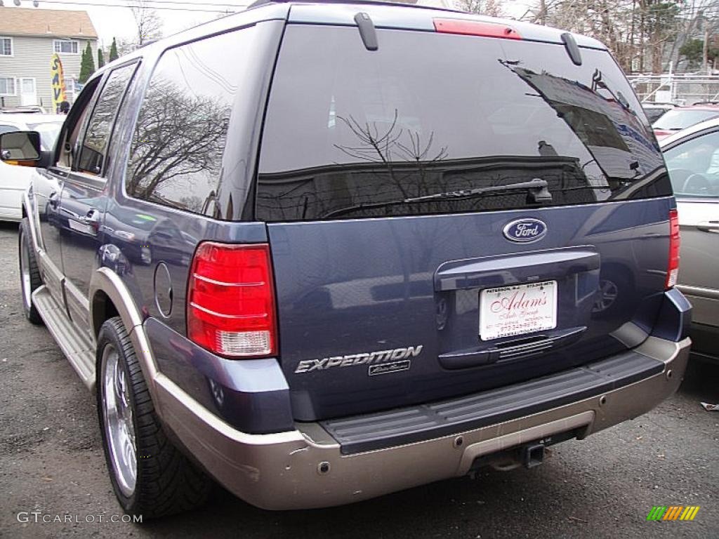 2003 Expedition Eddie Bauer 4x4 - Medium Wedgewood Blue Metallic / Medium Parchment photo #4