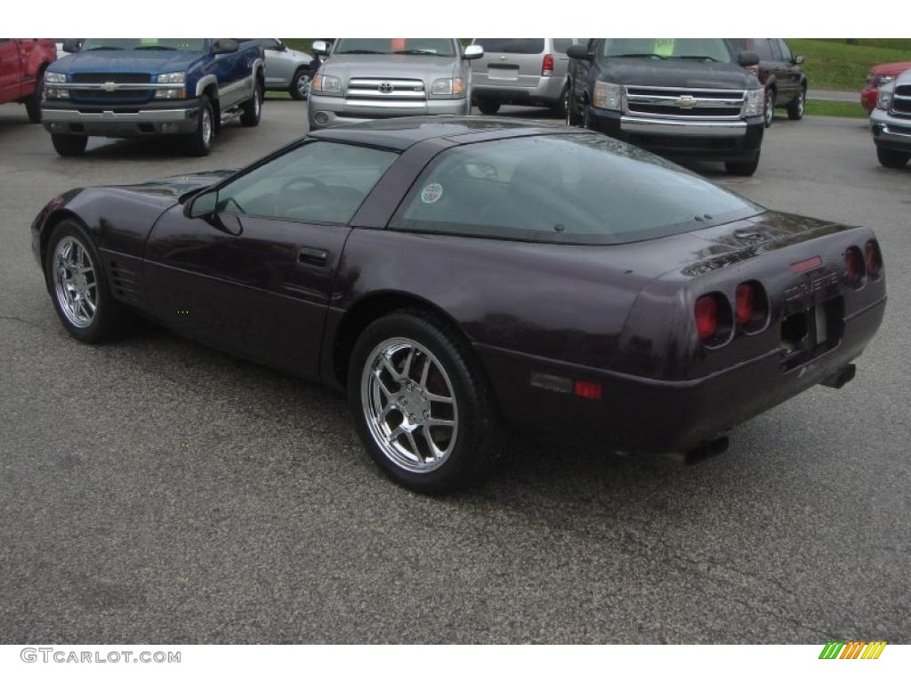 Black Rose Metallic 1994 Chevrolet Corvette Coupe Exterior Photo #48188647