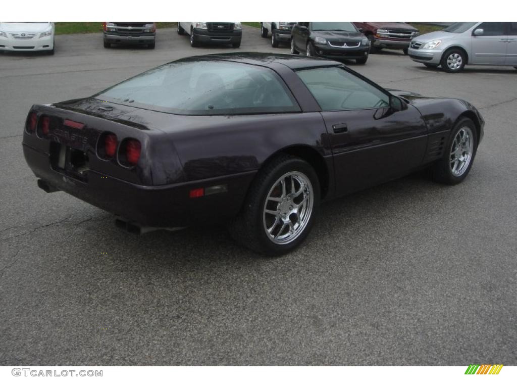 Black Rose Metallic 1994 Chevrolet Corvette Coupe Exterior Photo #48188665