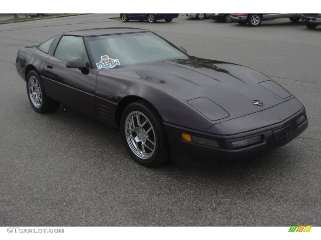 Black Rose Metallic 1994 Chevrolet Corvette Coupe Exterior Photo #48188686