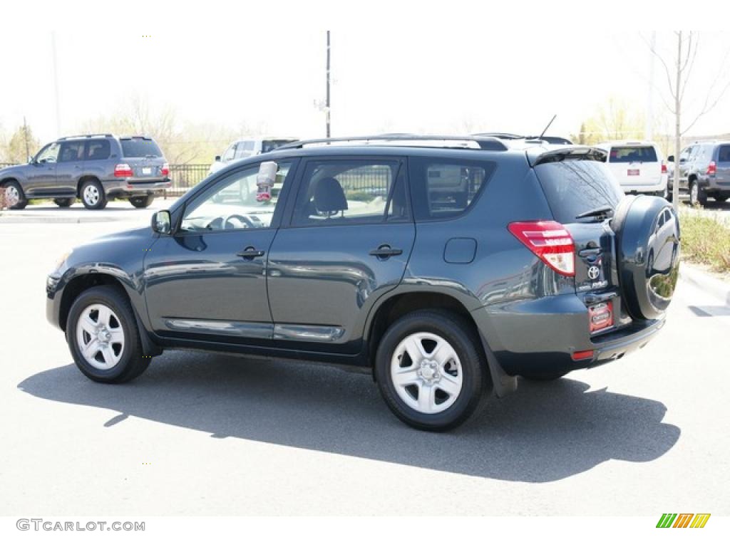 2010 RAV4 I4 4WD - Black Forest Pearl / Ash Gray photo #4