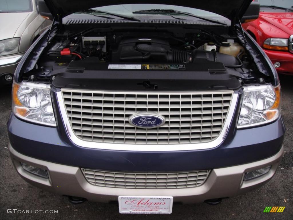 2003 Expedition Eddie Bauer 4x4 - Medium Wedgewood Blue Metallic / Medium Parchment photo #29
