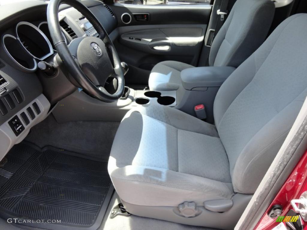 Graphite Gray Interior 2006 Toyota Tacoma Access Cab Photo #48190166