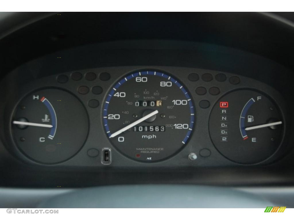 1999 Honda Civic DX Coupe Gauges Photo #48190357