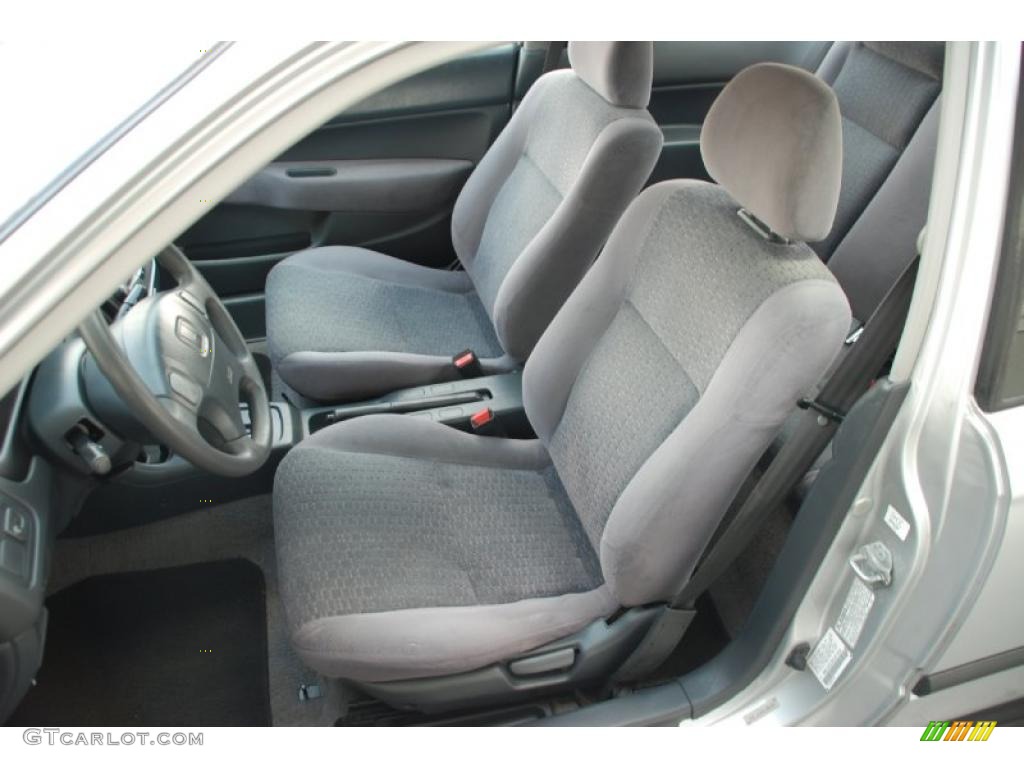 1999 Civic DX Coupe - Vogue Silver Metallic / Dark Gray photo #20