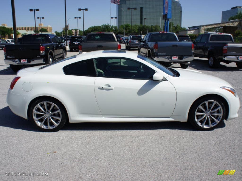 2008 G 37 S Sport Coupe - Ivory Pearl White / Graphite photo #5