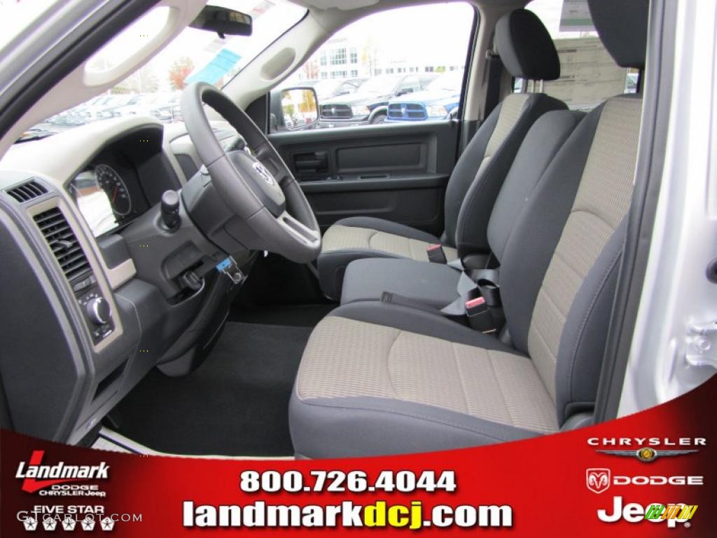 2011 Ram 1500 SLT Quad Cab - Bright Silver Metallic / Dark Slate Gray/Medium Graystone photo #6